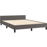  Za krevet s uzglavljem sivi 140x190 cm od umjetne kože | shoptok.hr