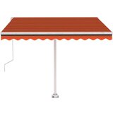  Samostojeća automatska tenda 300 x 250 cm narančasto-smeđa | shoptok.hr