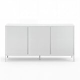 Bessagi Home Široka Komoda Amber, Bela | Shoptok.si