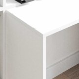  Stol s policom Bijelo 138,5 x 55 x 143 cm Konstruirano drvo | Eponuda.ba
