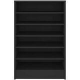 vidaXL Omara za čevlje črna 60x35x92 cm iverna plošča | Shoptok.si