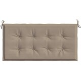  Jastuk za vrtnu klupu smeđesivi 100 x 50 x 3 cm tkanina Oxford | shoptok.hr