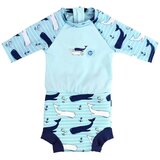 Splash About Kopalke Happy Nappy UV kombinezon 3/4 rokavi Velryby L (6–14 mesecev) | Shoptok.si