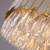Toolight Viseća lampa s kristalićima APP1747-8CP 60 cm Zlato | shoptok.hr