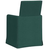  Trpezarijske stolice 2 pcs Tamnozelena 57 x 67 x 95 cm tkanina | shoptok.hr