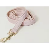 Kentucky Dogwear Pasji povodec "Velvet" 120 cm - nežno roza
