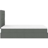 Okvir za krevet s madraca tamnosivi 120x190 cm od tkanine | shoptok.hr