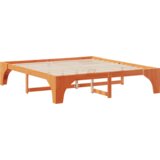  Krevet s daskama s pohranom Smeđa 180 x 200 cm Masivna borovina | shoptok.hr