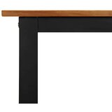vidaXL Vrtna miza z nogami U oblike 200x90x75 cm trden akacijev les | Shoptok.si