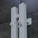  Električni sušač peškira sa termostatom SILOUETTE 70W 120x9 cm beli, desni | Eponuda.com