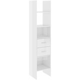 Maison Chic Knjižna omara - Knjižni regal visok sijaj bela 40x35x180 cm iverna plošča, (21725969) Cene