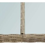 vidaXL Vrtni blagovaonski stol smeđi 200x100x74 cm staklo i poliratan | shoptok.hr