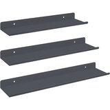  Polica na zidu s policom Zidne 3 pcs Antracit 40 x 9 x 2 5 cm - Antracit 30/35/40 x 9 cm 1 | shoptok.hr