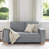vidaXL Dvosjed Sofa Svijetlo siva 120 cm Tkanina | shoptok.hr