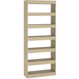 Furnova Knjižna omara/pregrada sonoma hrast 80x30x198 cm iverna plošča, (21950658) | Shoptok.si