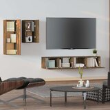  4-dijelni set TV ormarića boja dimljenog hrasta drveni | shoptok.hr