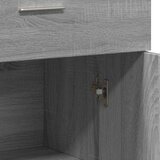 vidaXL Komoda 2 kosa siva sonoma 60x30x84 cm inženirski les | Shoptok.si