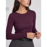 Sinsay Pamučna rebrasta majica dugih rukava | shoptok.hr