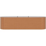  Povišena gredica Smeđa 320 x 80 x 81 cm Čelik | Eponuda.com