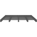 Krevet od paleta sivi 120x190 cm od masivne borovine bračni | Eponuda.ba