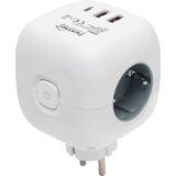Home Strujni razdjeljnik sa 3 utičnice, 3 x USB, kocka - CUBE1 | shoptok.hr