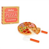 ECO TOYS drvena pizza s čičkom za rezanje od 27 elemenata | shoptok.hr
