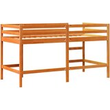  Dječji krevet na kat s ljestvama voštanosmeđi 80x200cm borovina | shoptok.hr