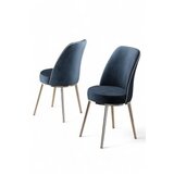 Hanah home set 4 stolice pefa anthracite chrome Cene