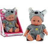  Mala lutka za igru sa motivom koale na kapi - 21 cm - siva | shoptok.hr