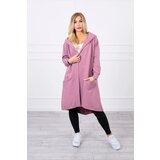 Kesi Oversize dark pink cape with hood | shoptok.hr