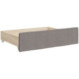 vidaXL Izvlečna dnevna postelja s predali taupe 80x200 cm blago, (20929891) | Shoptok.si