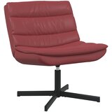  Stolica na kotačiće Vinska crvena 63 x 75 x 76 cm PU | shoptok.hr