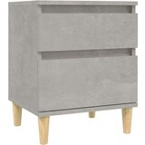  Nočna omarica 2 kosa betonsko siva 40x35x50 cm, (20716467) | Shoptok.si