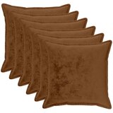  Presvlaka za jastuk 6 pcs HOUTEN Svijetlosmeđa 70 x 70 cm Cijene