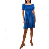 Gemre Lorinka Blue Ruched Mini Dress Cijene