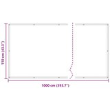  Balcony ekran Crna 110 x 1000 cm Oxford tkanina - Crna 110 x 1000 cm | shoptok.hr
