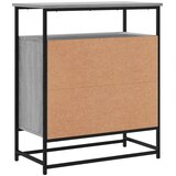  Komoda siva boja hrasta 69 x 35 x 80 cm od konstruiranog drva | shoptok.hr