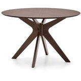 Kave Home Okrugao blagovaonski stol s pločom stola u dekoru oraha ø 120 cm Naanim – | shoptok.hr
