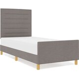  Postelja Taupe 90x190 cm Tkanina, (22049164) | Shoptok.si