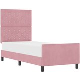 vidaXL Postelja Roza 80x200 cm Samet, (22049680) | Shoptok.si