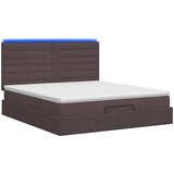  Krevet od pjene s madracem i LED-om Tamno smeđa 140 x 190 cm - Tamno smeđa 140 x 190 cm Dizajn linija | shoptok.hr