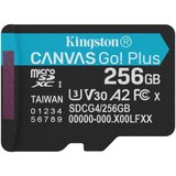 Kingston Memorijska kartica U3 V30 microSDXC 256GB Canvas Go Plus 200MB/s A2 SDCG4/256GBSP | Eponuda.com