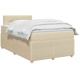  Boxspring krevet s madracem Krem 120 x 190 cm Tkanina | shoptok.hr