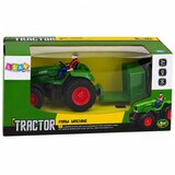  Remote Controlled RC Agricultural Tractor with Box Trailer Farmer 1:24 | Shoptok.si