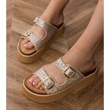 D/CEO Beige sandals with buckles on straps Orinos | ePonuda.com
