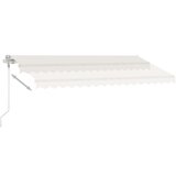 Automatska tenda sa senzorom za vjetar LED 450 x 300 cm krem | shoptok.hr