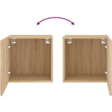 vidaXL Stenska TV omarica sonoma hrast 40,5x30x40 cm inženirski les | Shoptok.si