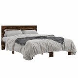 vidaXL Okvir za krevet boja hrasta 120x190cm konstruirano drvo i metal | shoptok.hr
