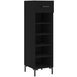 Maison Chic Omarica za obutev - Kopa za čevlje črna 30x35x105 cm inženirski les, (21777906) | Shoptok.si