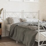 vidaXL Metalno uzglavlje bijelo 137 cm | shoptok.hr